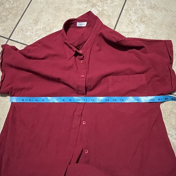 Apraw  Top Burgundy - Picture 4 of 7